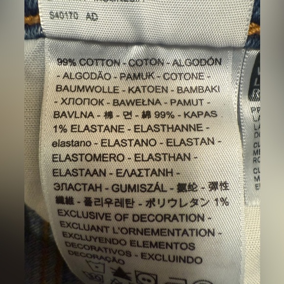 Levis Premium Womens Wedgie Straight Buttonfly Jeans 27X28 EUC - Picture 6 of 11